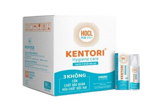 Hộp chai xịt khuẩn tay Nhật Bản Kentori