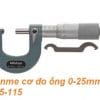 Panme đo ống 0-25mm Mitutoyo 115-115